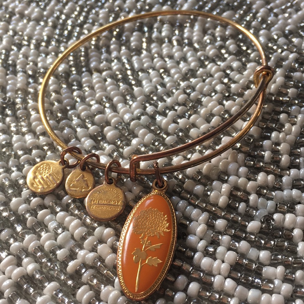 Alex and Ani Chrysanthemum Bracelet